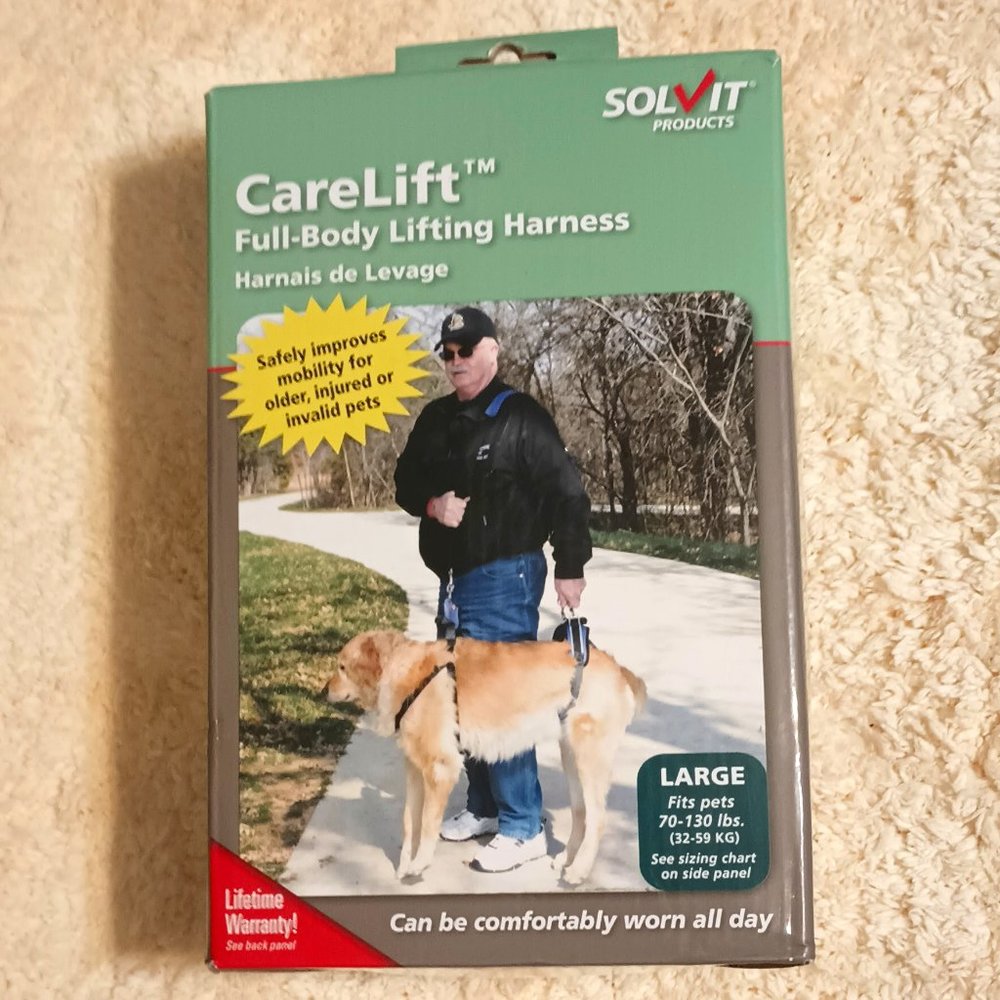 Newer: CareLift Full-Body Lifting BlueHarness (Size: Large for dogs 70-130 lbs.)